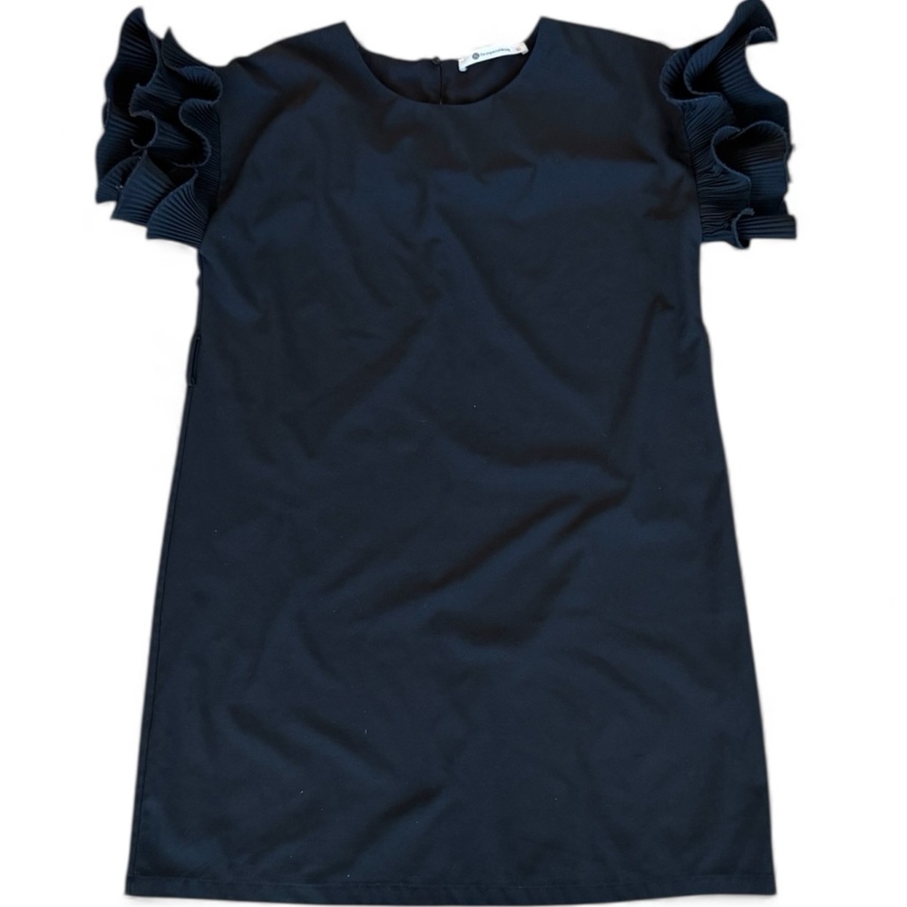 The Impeccable Pig Women's Black Dress Size Large Short Sleeve